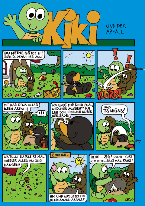 Kiki und der Abfall